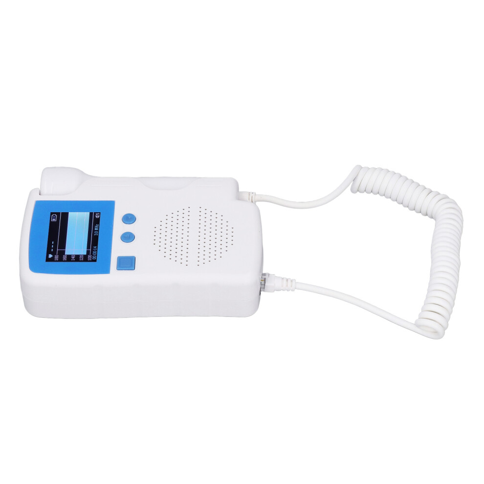 Fetal Heartbeat Monitor Accurate Noise Reduction 1X3.7v Battery Blue