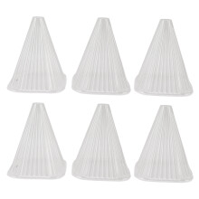 20 pièces cloches de jardin transparentes, protection contre le gel, coupe-vent pour plantes, couvre-plante réutilisable