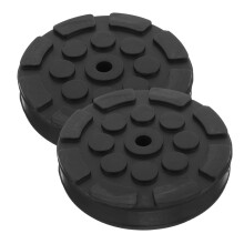 Car Jack Pad 2pcs Universal Rubber Adapter Slotted Lift Pad Prevent Car Scratches