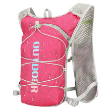 Hydration Pack For Running And Fitness, Reflective LargeCapacity Water Vest For Camping And Hiking, Hot Pink