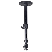 Universal Mini Projector Mount, Ceiling/Wall, 350500mm Drop, 1/420 Thread, Cable Management, Black Metal Bracket