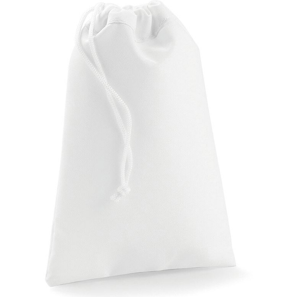 (M, White) Bagbase Sublimation Stuff Bag (4 Sizes)