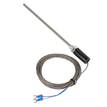 Edelstahl-Temperatursonde 200 mm PT100 Thermoelement 0-400 C Sensor 4 m
