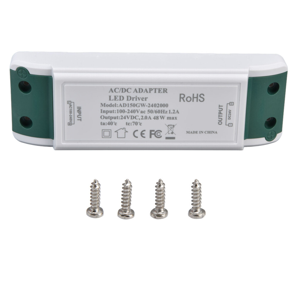 48W 24V Dc 2A Led Power Supply Transformer With Protection Features 4981376560106