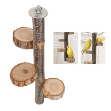 Langlebige Log-Parrot-Aufhängevorrichtung Spielzeug 30x16cm