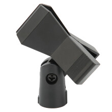 JD‑09 Black ABS Microphone Clip with 5/8in to 3/8in Connector