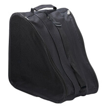 Ice Skate Bag Oxford Cloth Skate Shoe Carrier Unisex Carry Backpack With Handle For Ice Skates Black