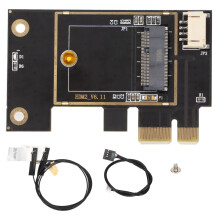 Wi-Fi Network Adapter For Desktop Computers, Wide Application Furniture Feet High Quality Appearance NGFF M2 To PCIe X1 Converter With Bluetooth Suppo