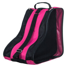 Roller Skate Bag Thickened Oxford Fabric, Roller Skating Storage Bag For Inline Skates, Fits Adults And Kids, Pink