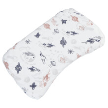 Cuscino per cameretta bebé, 44,5x29x3cm, Stampa cartone animato in cotone, Lavabile