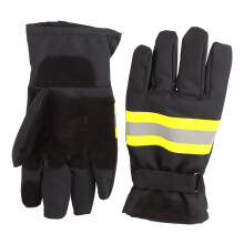 Mănuși de protecție izolate pentru pompieri, design flexibil, echipament de protecție rezistent la temperaturi ridicate cu bandă