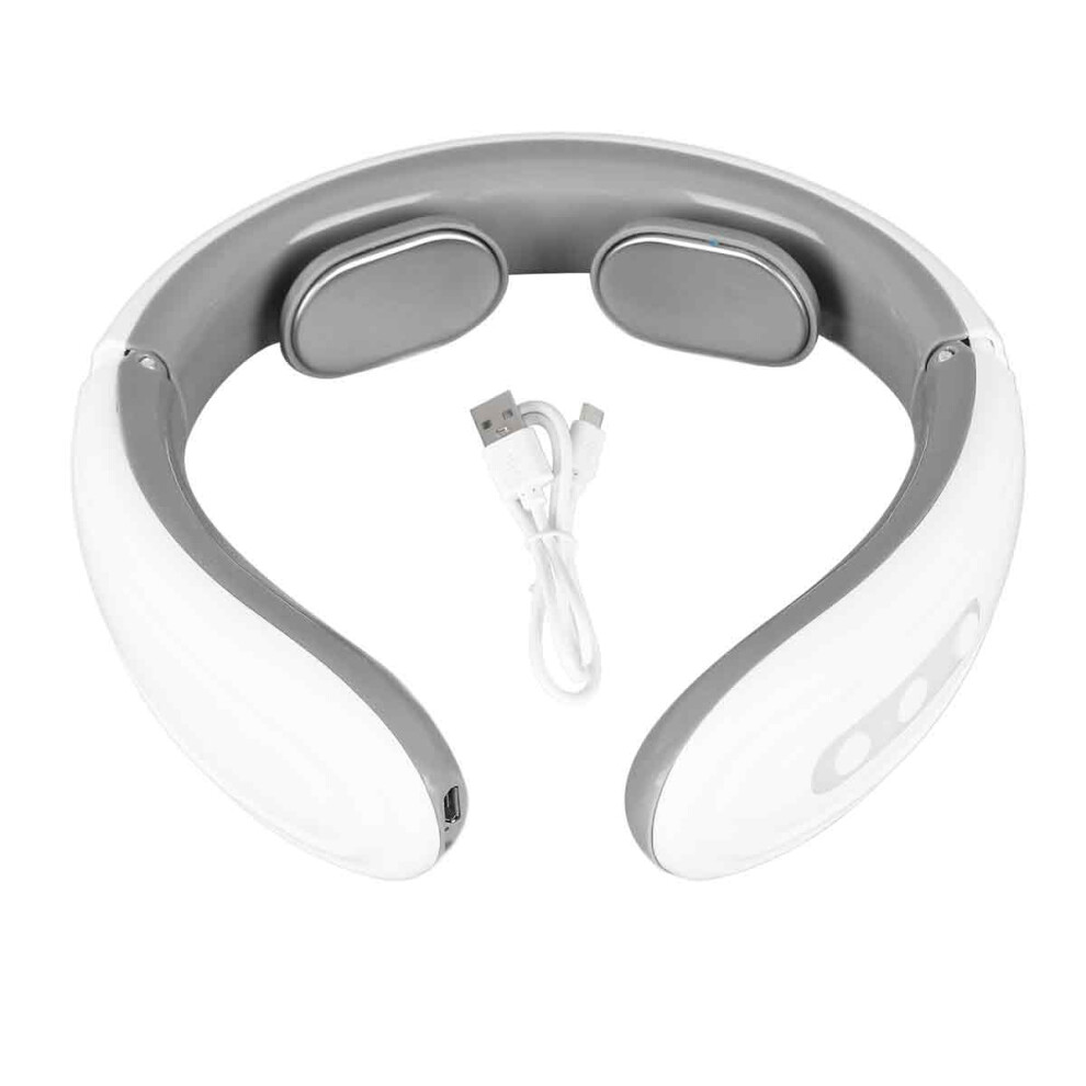 Transcutaneous Electrical Nerve Stimulator For Temporary Relief Of Pain Wireless Cordless Neck Massager With Heating Function Deep Tissue Massage