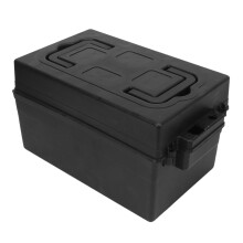 Electric Motorcycle Battery Case Battery Storage Box Weather Resistant Ample Storage Capacity Impact Resistant Robust Plastic Construction Portable