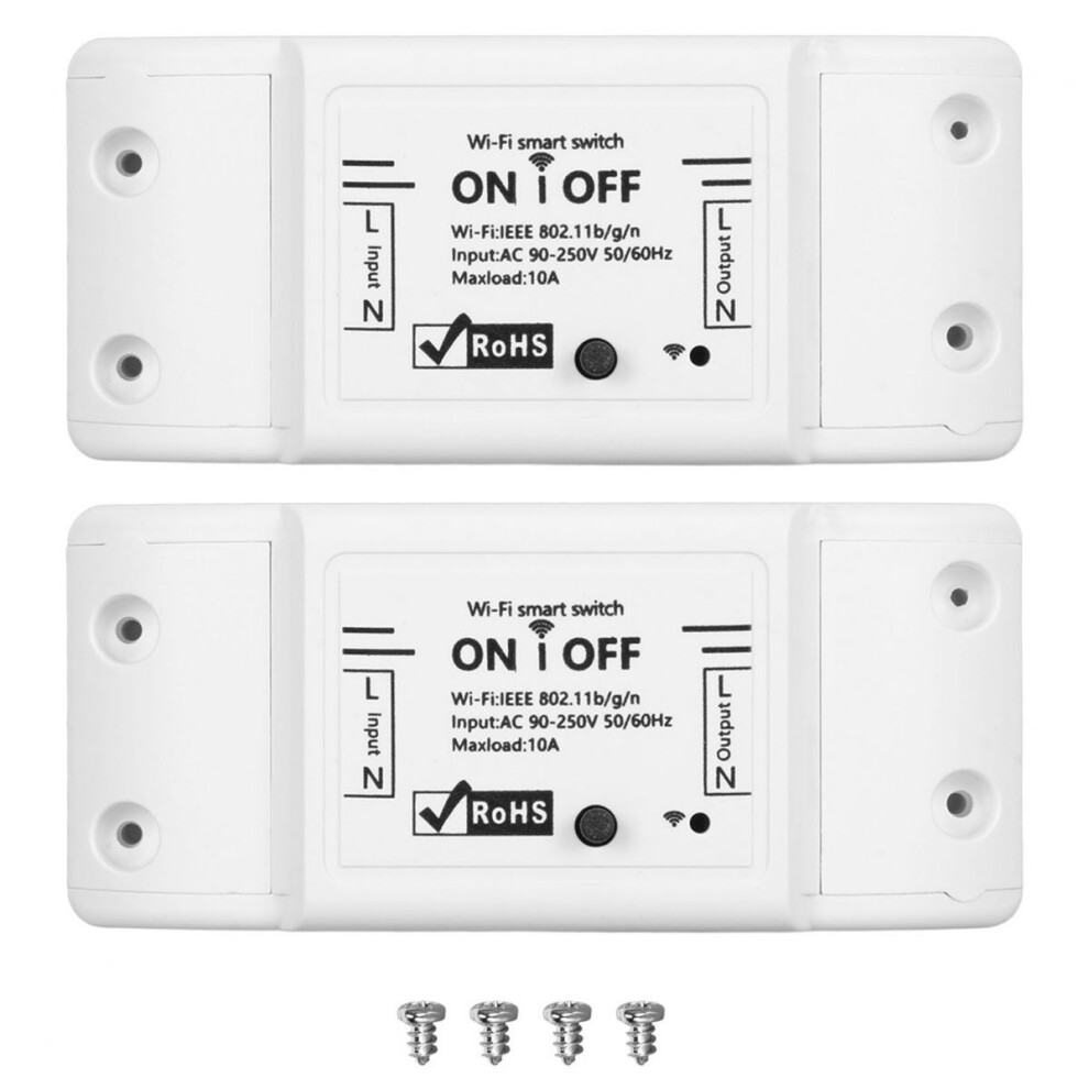Wireless Smart Switch With Wifi Rf Remote Control For Home Automation Works With Alexa Google Home No Hub Needed App Timer Function And Voice Command 9448196685167