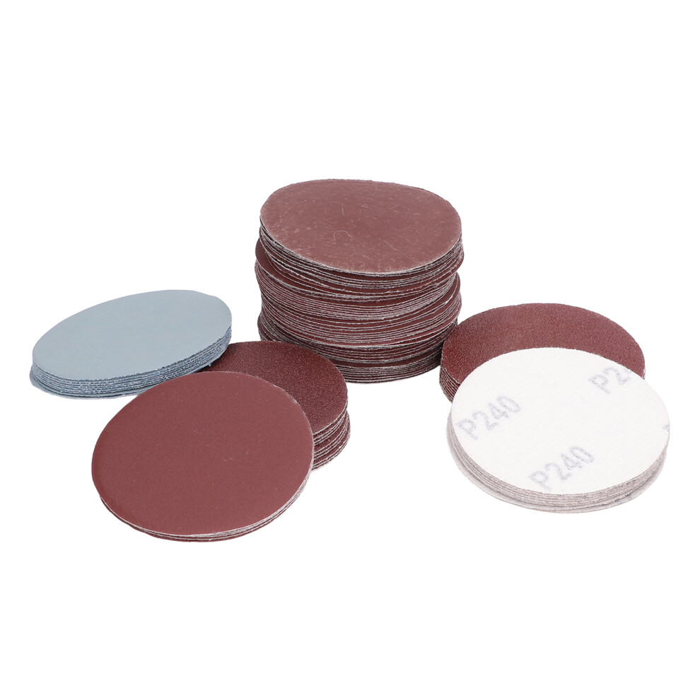 100Pcs Aluminium Oxide Sanding Discs 3In Grit 80-3000 8751376566424