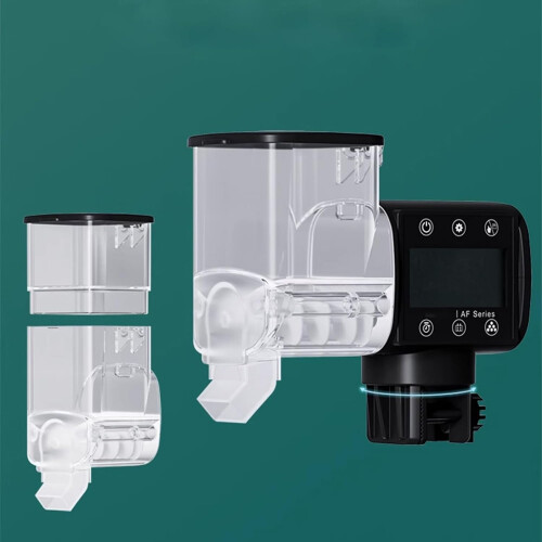 Automatic Fish Feeder with Timer, Battery Operated Aquarium Dispenser, MoistureResistant Seal 2