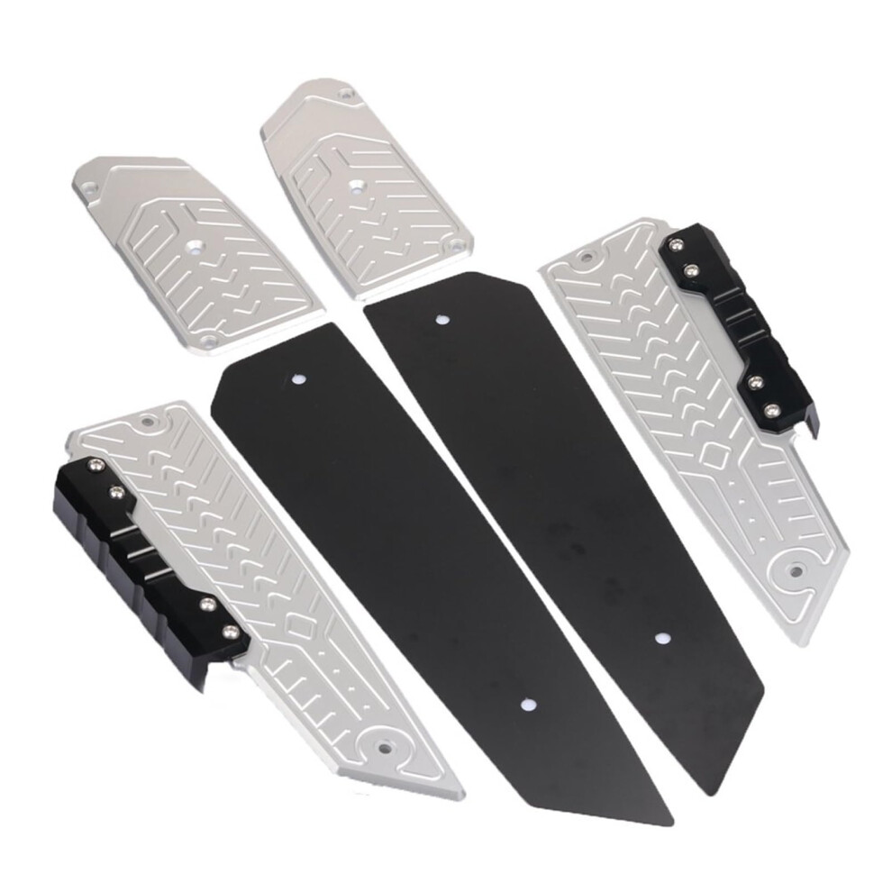 Forza Footrest Forza125 Forza250 Forza300 Forza350 Motorcycle Footboard Foot Pads Foot Pedals Silver 9347817679731