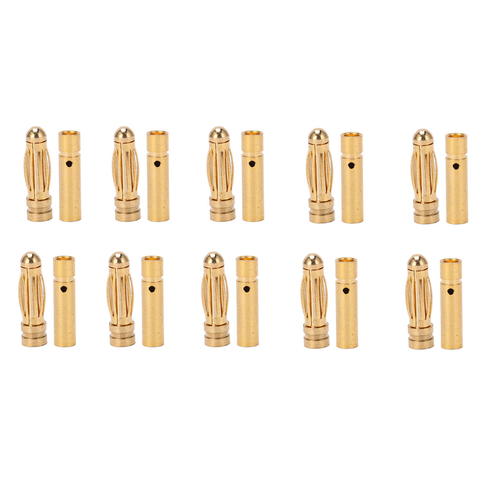 Convenient Connection Banana Bullet Plug Set Reliable Performance High Accuracy Cnc Technology For Rc Helicopter Truck Airplane Models 9175034331558