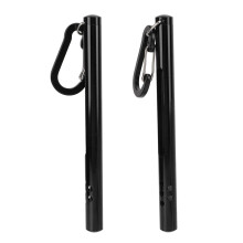 Schwarzer Wasser-Temperaturmesser für Fliegenfischen mit Karabiner – Robustes Design
