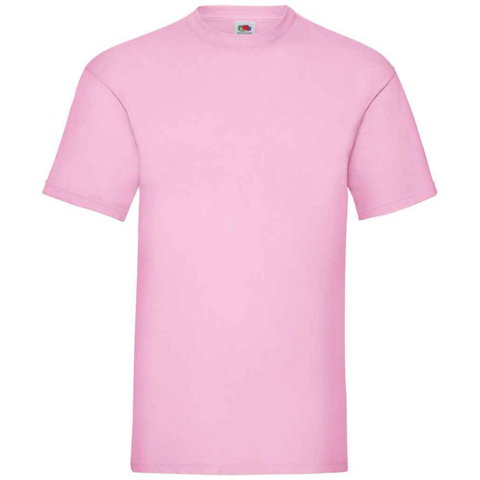 Fruit Of The Loom (L, Light Pink) Mens Valueweight T-Shirt
