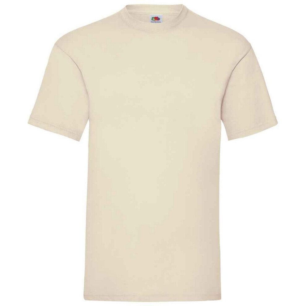 Fruit Of The Loom (Xxl, Natural) Mens Valueweight T-Shirt Multicoloured