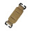 DoubleSided Morale Badge Base For MOLLE Patches, Hook And Loop Display Board, 10 cm Mud Color, Backpack Compatible 1