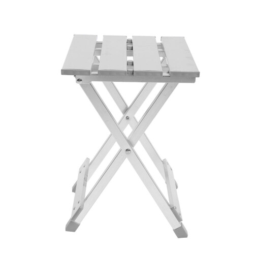 Heavy Duty Support Folding Table For Outdoor Activities, Rust Resistant Durable Table, Multi Use Compact Design, Easy To Fold And Store Lightweight 2