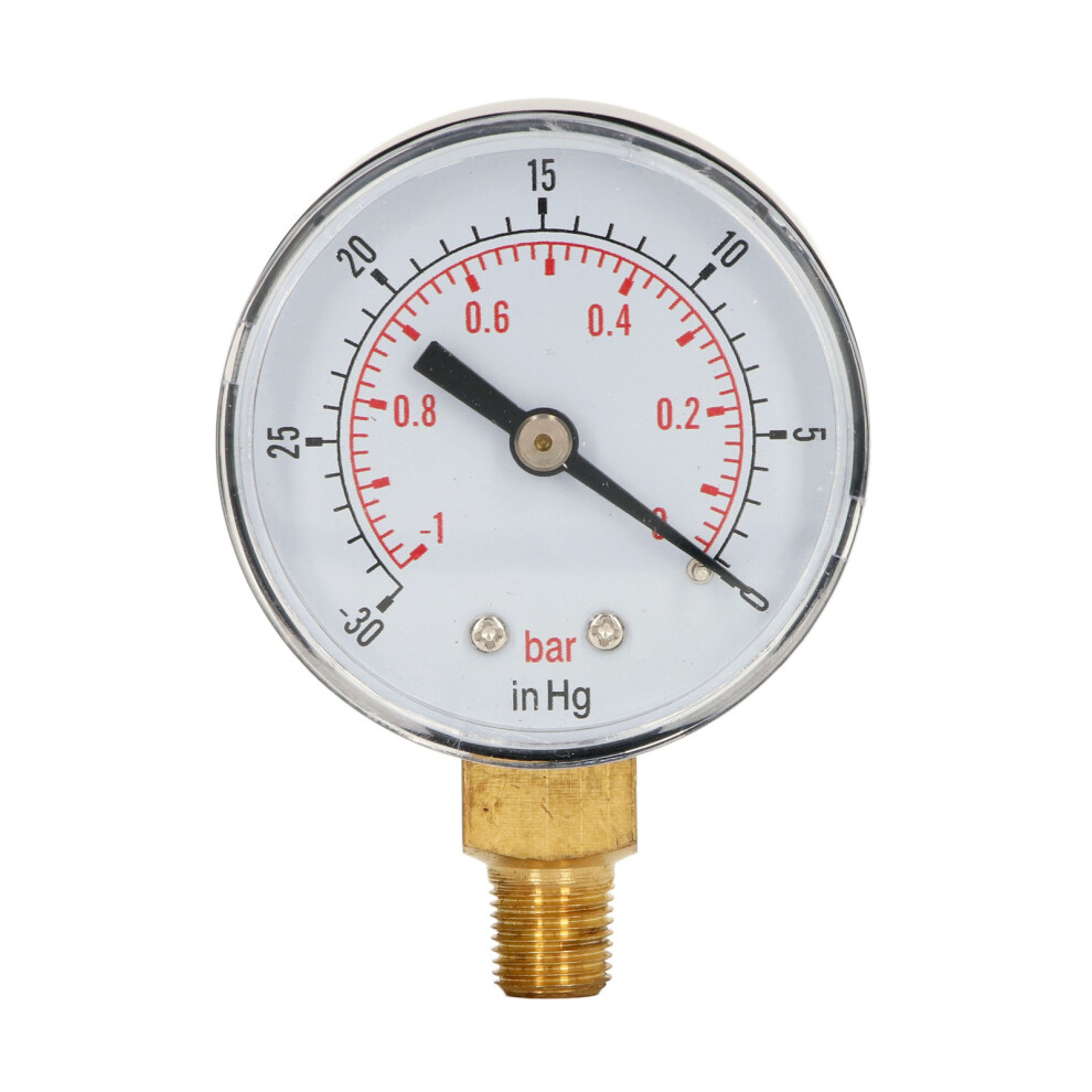 Replacement Pressure Gauge For Hayward Filters, Dual Scale Mechanical Gauge With Metal Housing And Transparent Dial Cover Corrosion Resistant Brass 9448196685761