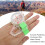 Survival Compass With Glow Dial | Multi Purpose Baseplate Compass For Hiking And Orienteering, Includes Map Operation Hole And Measuring Scale 2