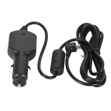 Schnelllade-Kfz-Netzteil mit Mini-USB-Anschluss, doppelt isoliertem, robustem Kabel, LED-Betriebsanzeige und platzsparendem