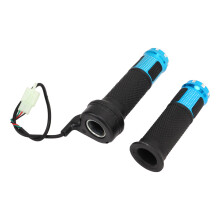 Elektrische scooter gashendel met LED-batterij-indicator, universele elektrische draaigashendel met sleutel, waterdicht en duurzaam.