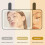 LED Car Vanity Mirror with Adjustable Brightness, Rechargeable Sun Visor Makeup Mirror, Black 5