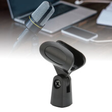 JD‑04 Microphone Clip & Adapter with 5/8in to 3/8in Screw for Handheld Mics