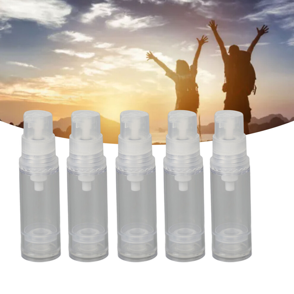 5pcs 5ml Refillable Portable Plastic Lotion Dispenser Bottles for Shampoo