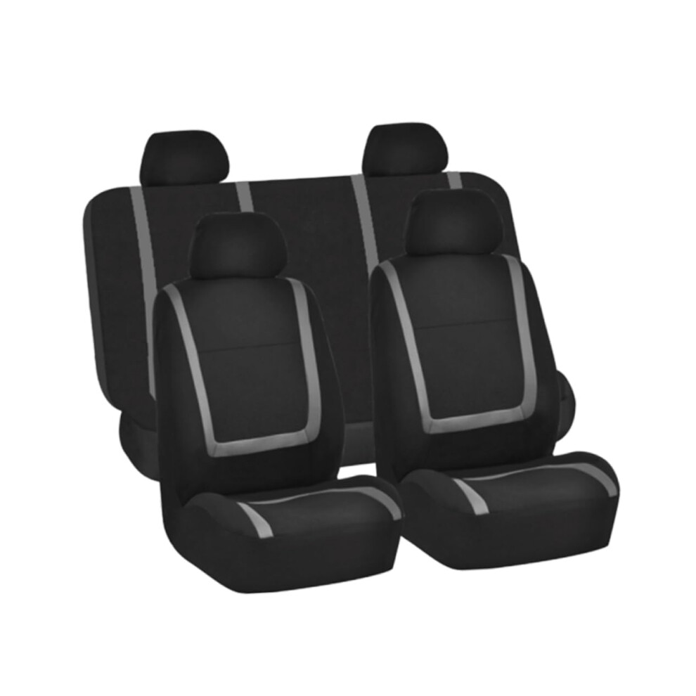 9Pcs Wearresistant Car Seat Covers Set For Suvs Trucks With Removable Easyclean Protection Grey 9382693459299