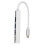 4-in-1 USB-C-Dockingstation Silber, 3 USB 2.0, Kartenleser 1