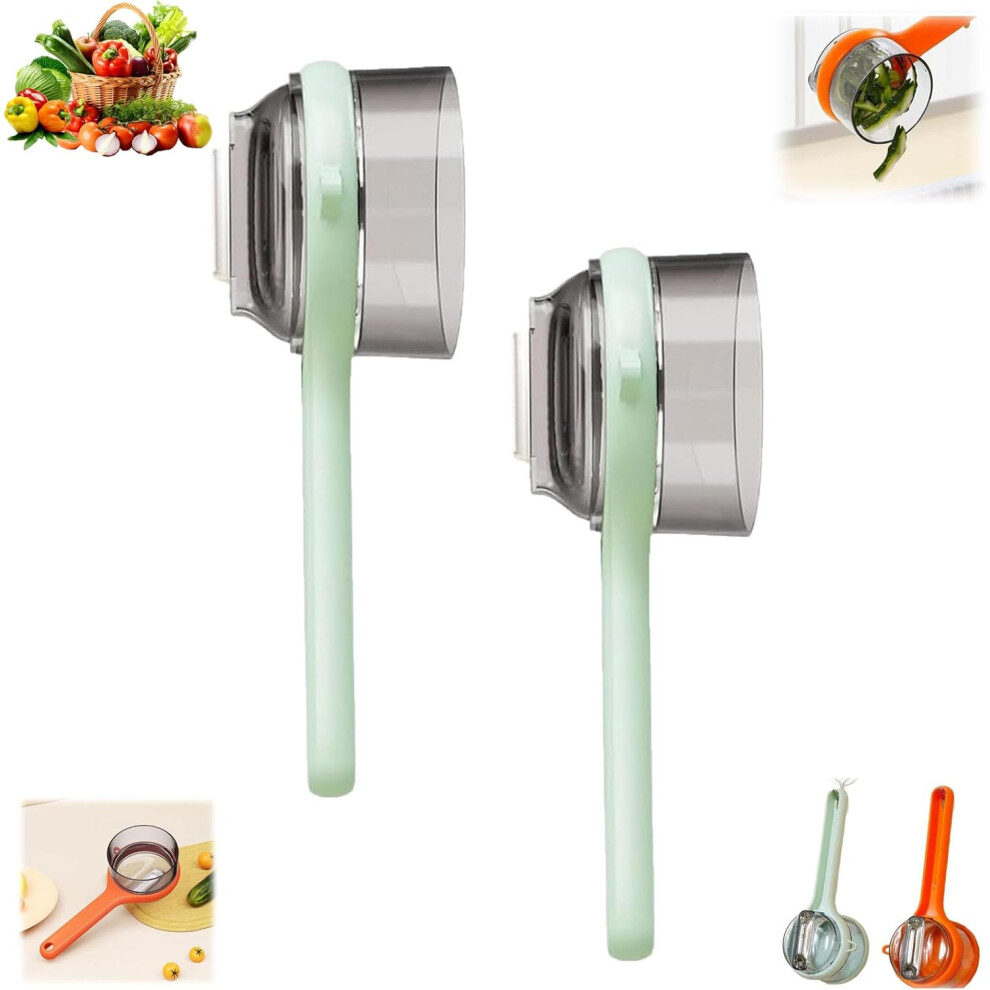 Obieraczka Do OwocóW Z Pojemnikiem, Dwustronnym Ostrzem Ze Stali Nierdzewnej-image