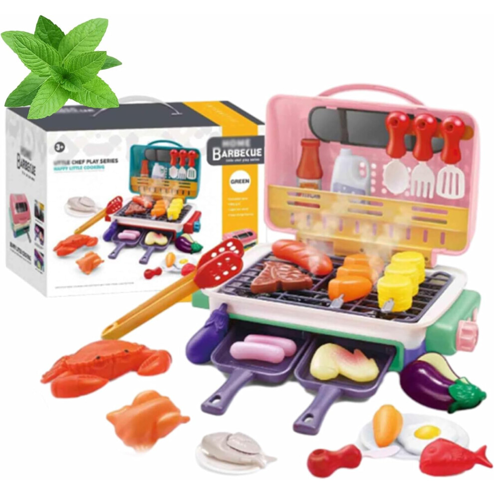 Cucina Sensoriale Per Bambini Con Luce, Suono E Fumo, Griglia Interattiva Per Barbecue-image