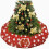 Protetor de cama para gato em formato de túnel de árvore de Natal, decoração 3 em 1 em formato de donut, 89 cm (35 polegadas) 6