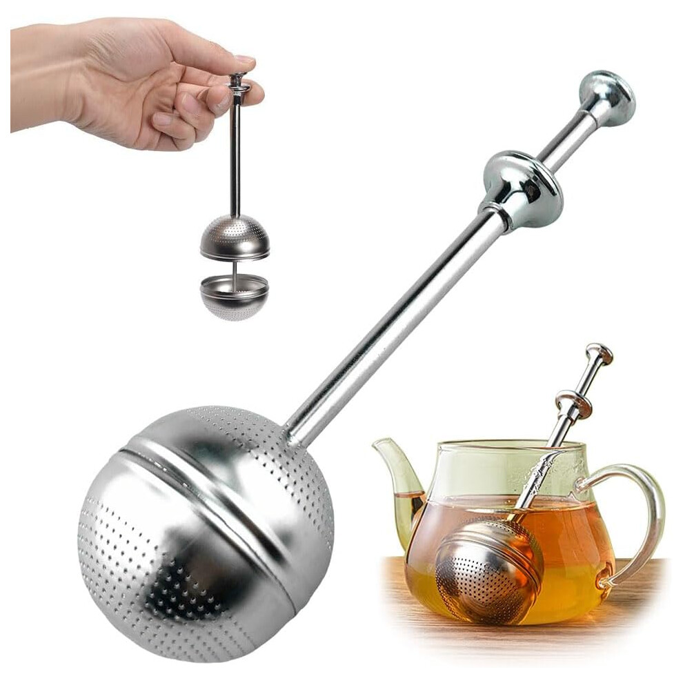 Zaparzacz Do Herbaty W KształCie Kulki Ze Stali Nierdzewnej, Drobne Oczka Do Herbaty LiśCiastej-image