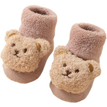 Calcetines de bebé con agarre para el suelo, de algodón suave, de 6 a 12 meses