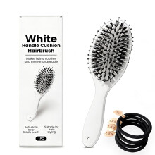 Viral Paddle Hair Brush Boar Bristle, Smoother Stronger Shiny Hair