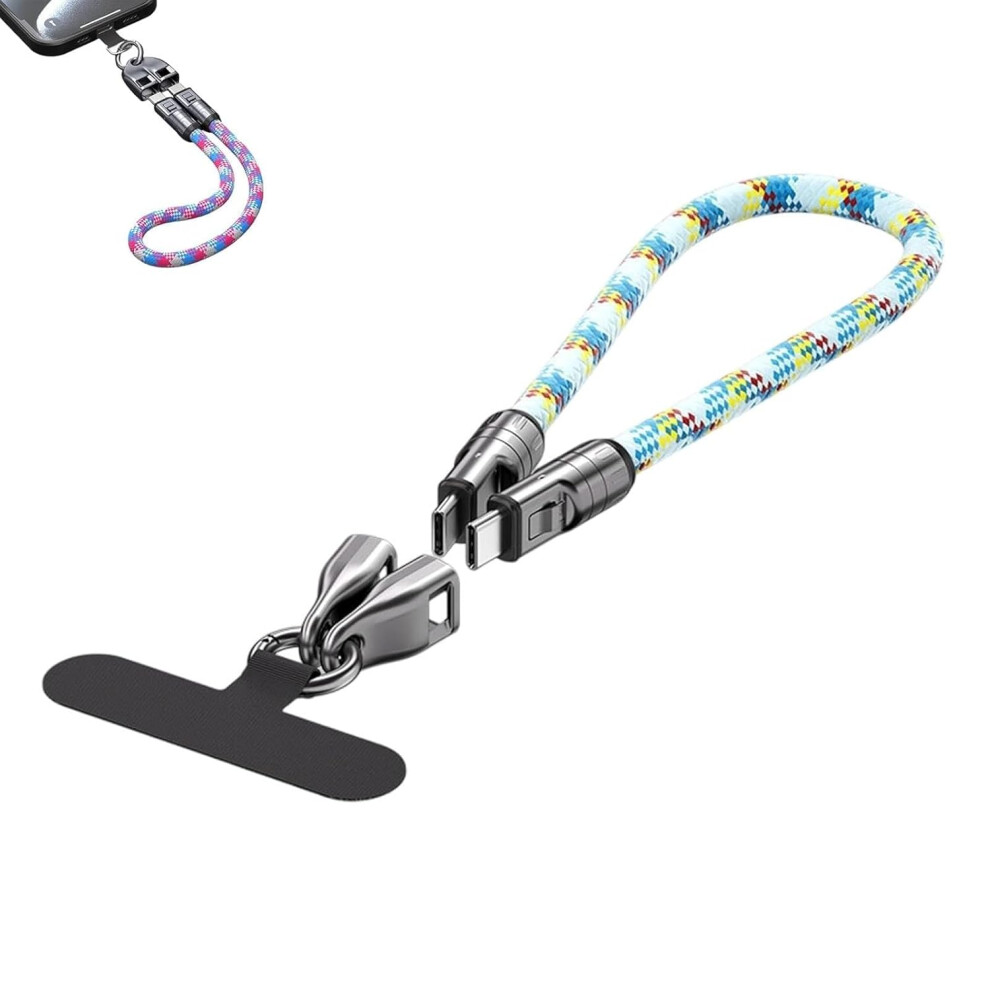 C To C 240W Charging Cable With Wearable Bracelet, Crossbody Lanyard 3233222752472