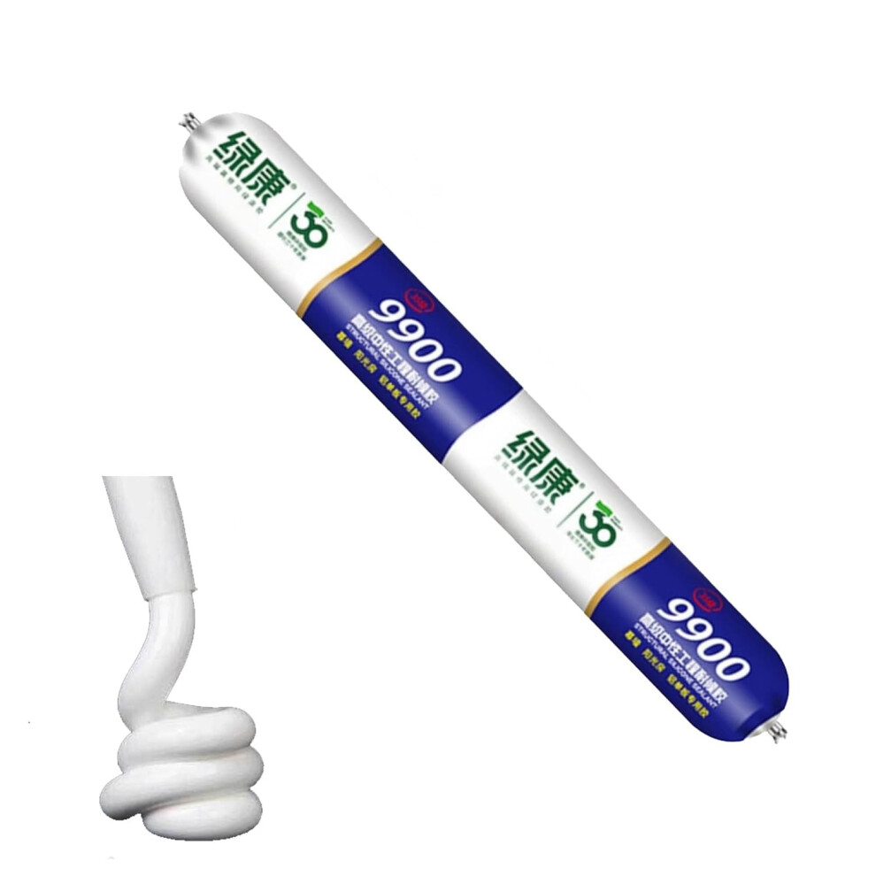 9900 Waterproof Silicon Sealant Heat Resistant, For Roof Wall Cracks White 3233222752663