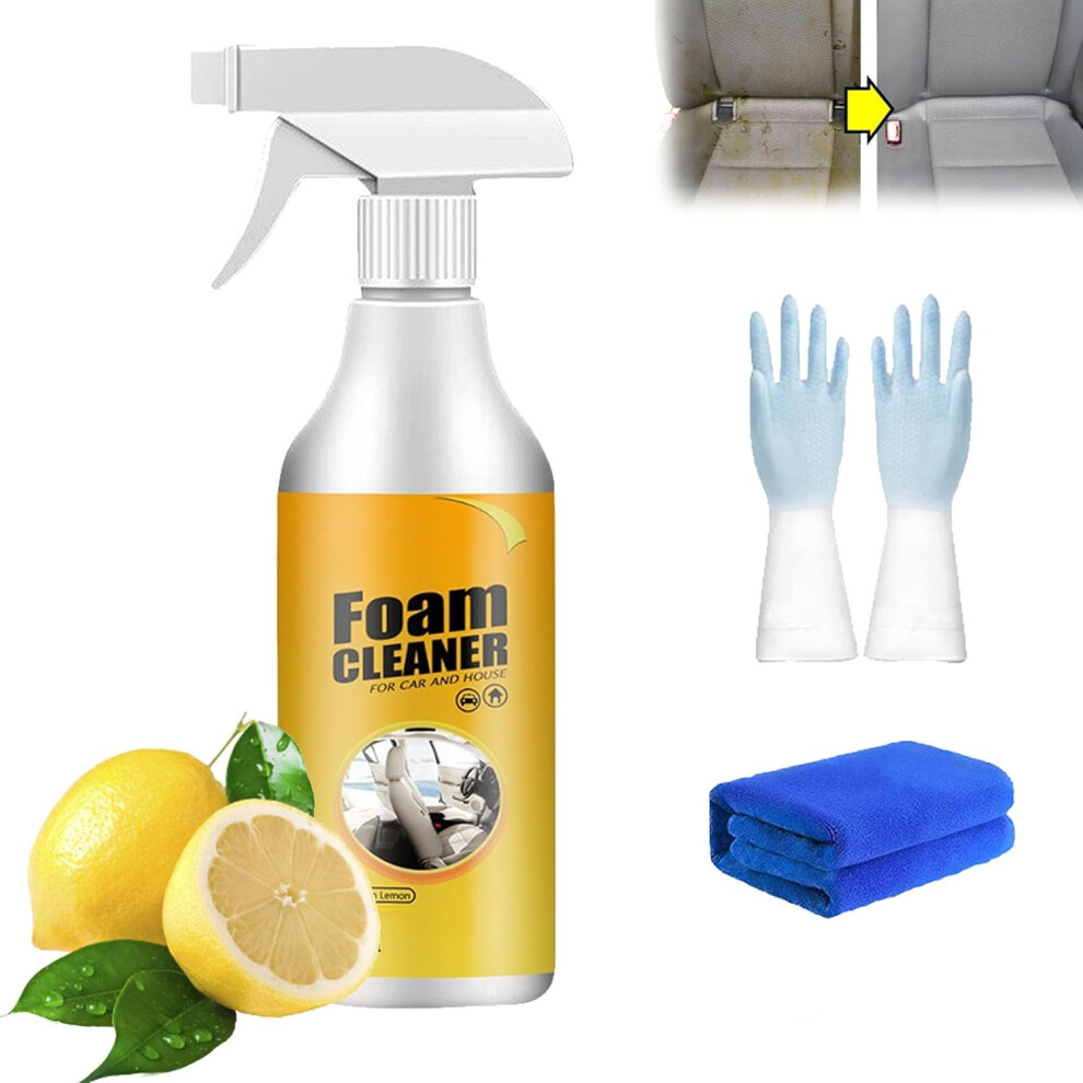 Leather Cleaner For Car Interior Plastic Rubber, Multipurpose Polishing 3233222752991