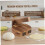 Wooden Tortilla Press Heavy Duty Carbonized Surface for Uniform Dough Dumplings and Flatbreads 3