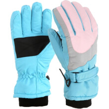 Barnskidhandskar Vattentäta Snö Ålder 7-11, Vindtäta Vinter Unisex Outdoor M