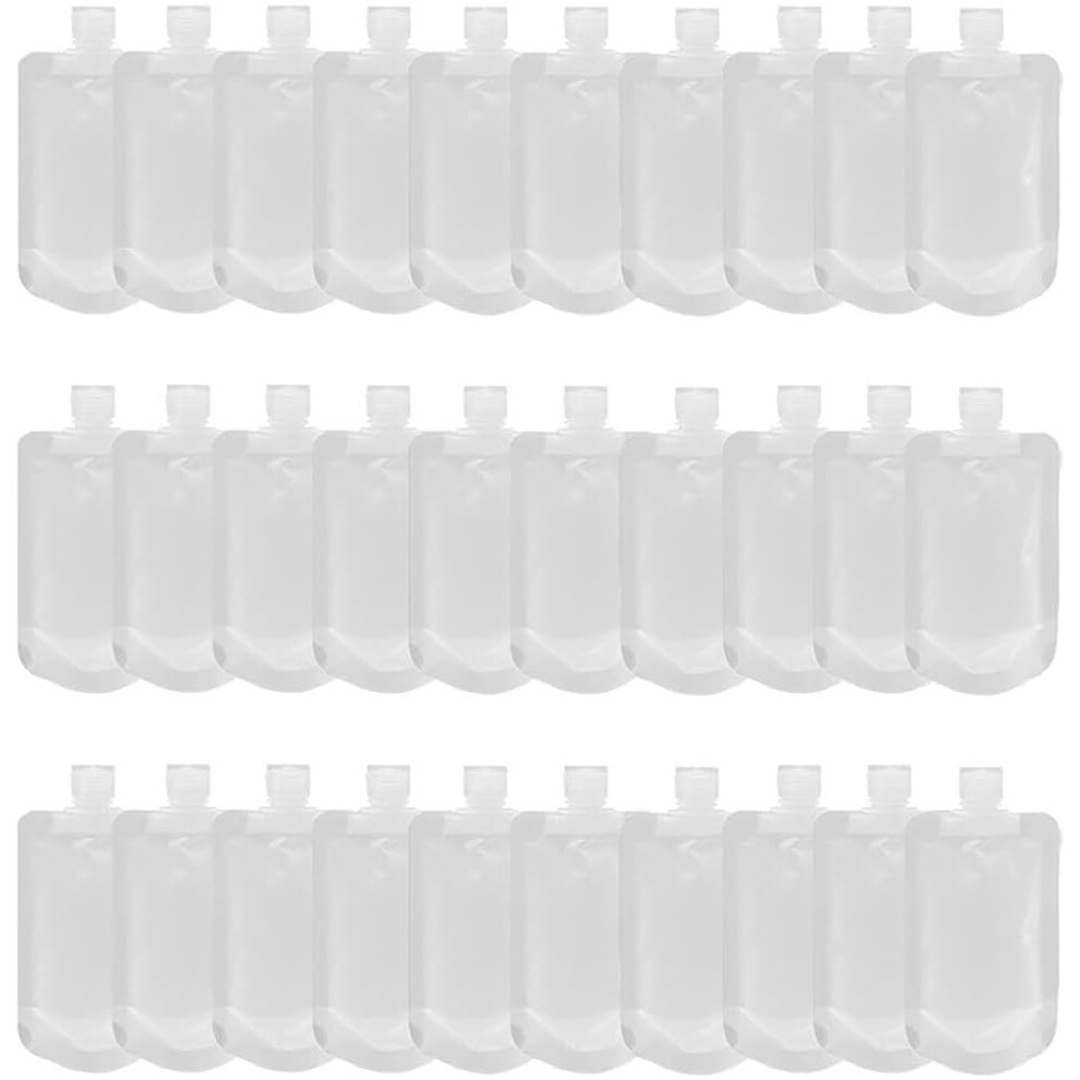 Oimg Portable Travel Fluid Makeup Packing Bag, Leak Proof Refillable Empty Pouch