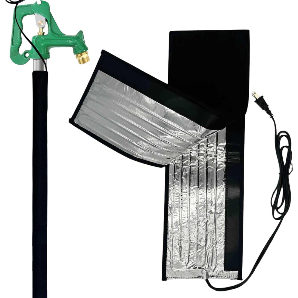 Water Pipe Heat Blanket 38.5X6in, Thermostat Controlled For Freeze Protection 3233222757057