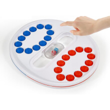 Bärbart Pop Roll-tärningsspel 2 i 1, sensoriskt fidget-push-bubbla-mattespel för barn 4-7 år